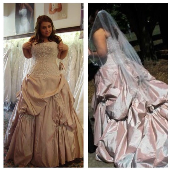 Maggie Sottero Dresses & Skirts - Priced to sell!Maggie Sottero Victoriana blush